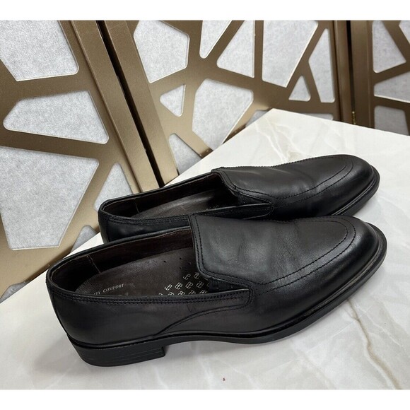 Allen Edmonds loafers Slip On Black Leather 10 D Casual Shoes Men main image 7